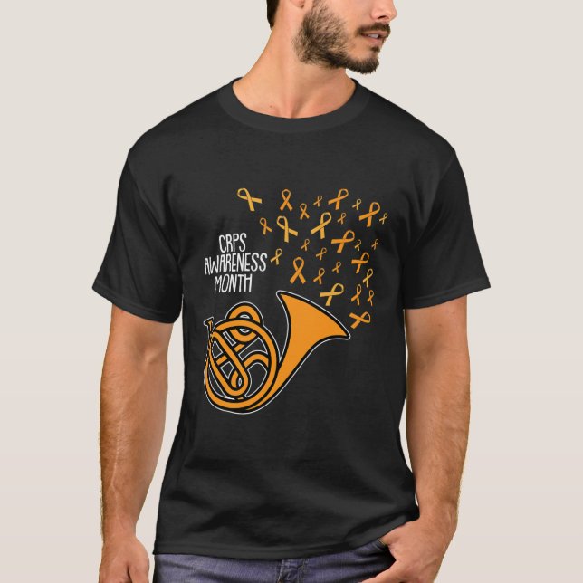 Caps Awareness Month Complex Regional Pain Syndrom T Shirt (Framsida)