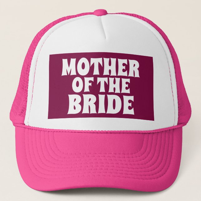 CAPS-HATS budens mamma BRÖLLOP ROSA BOLL Keps (Framsida)