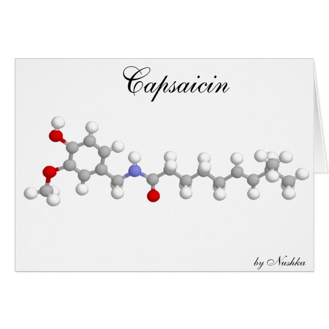 Capsaicin Hälsningskort (Framsidan Horizontal)
