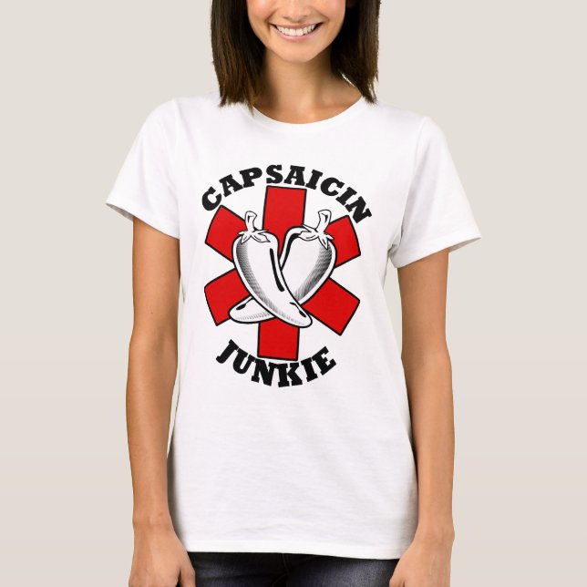 Capsaicinknarkare Tee Shirt (Framsida)