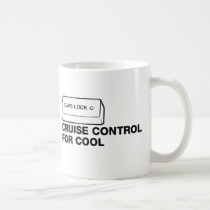 capslock - automatisk farthållare för coola kaffemugg