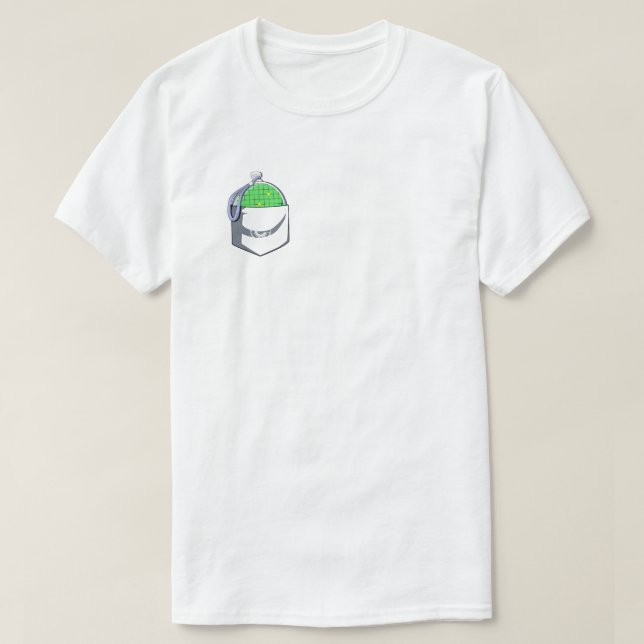 Capsule Corp Radar Pocket Art T Shirt (Design framsida)