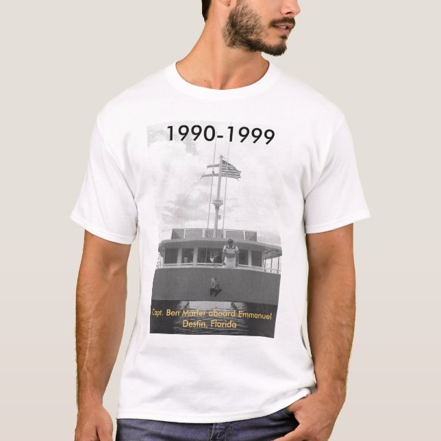 CAPT_BEN_MARLER_EMMANUEL_BOAT_SHIRT T SHIRT (Framsida)