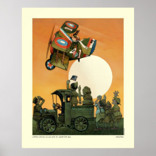 Capt. Eddie På Hans WayTo slår hunen. Poster