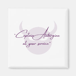 Capt. Eggplant Magnet