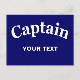 CAPTAIN - ANPASSADE VYKORT
