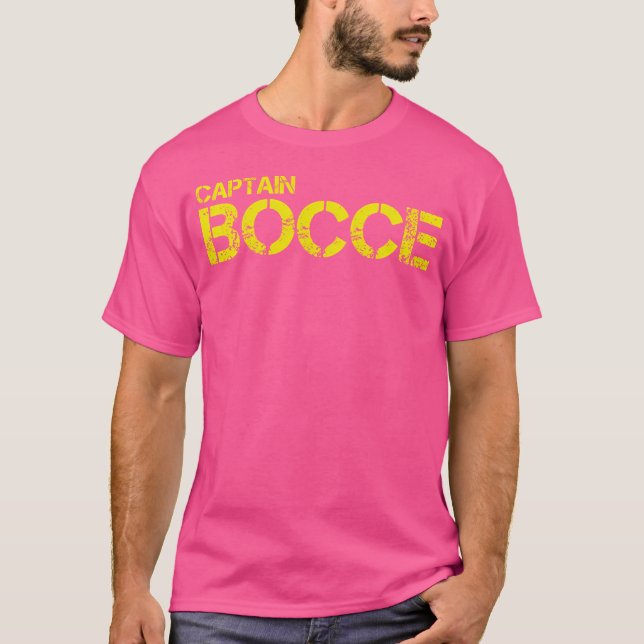 Captain Bocce T Shirt (Framsida)