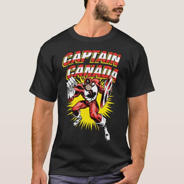CAPTAIN CANADA 2 Essential T-Shirt (Framsida)