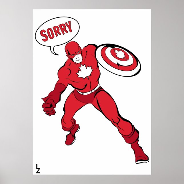 Captain Canada Poster (Framsidan)