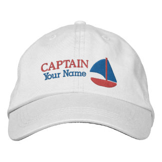 Captain - customizable broderad keps