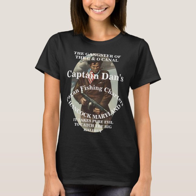 CAPTAIN DAN GANGSTER FÖR C & O-KANALEN T SHIRT (Framsida)