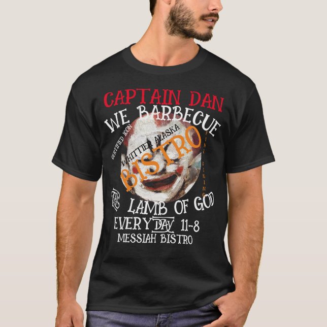 CAPTAIN DAN VI HINDRAR VARDAGENS GOD LAMB. T SHIRT (Framsida)