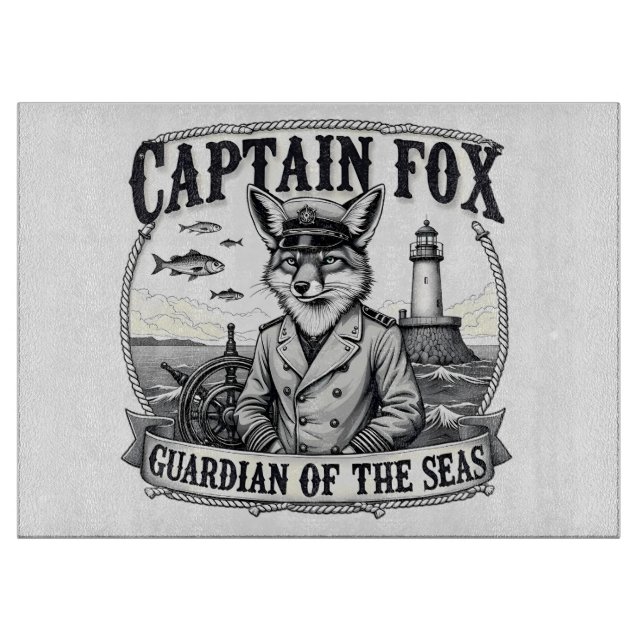 Captain Fox Guardian of Seas Nautical Design (Framsidan)