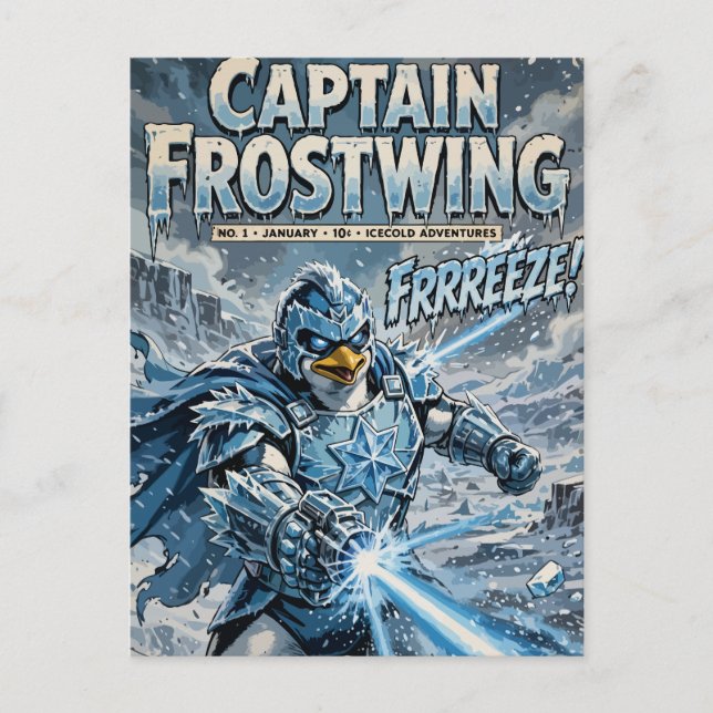 Captain Frostwing Helg Vykort (Framsida)