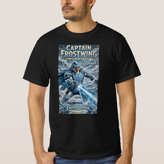 Captain Frostwing T Shirt (Framsida)