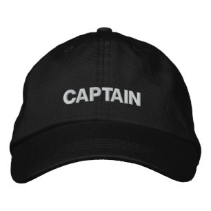 CAPTAIN HAT BRODERAD KEPS