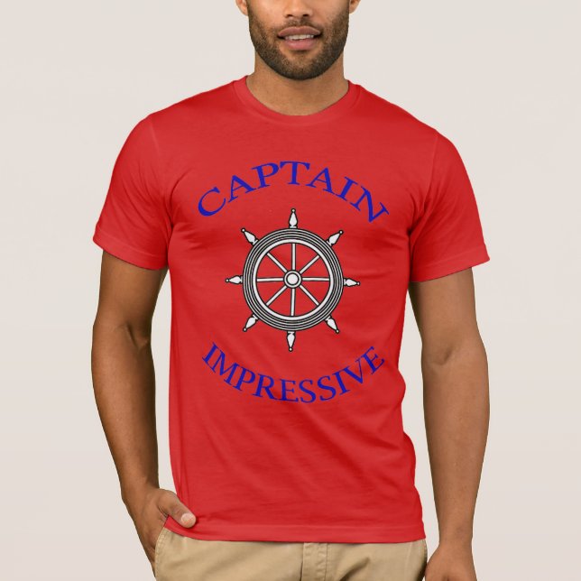 CAPTAIN IMPRESSIVE T-shirts (Framsida)