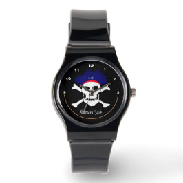 Captain Jack, Pirater Flagga watch, Skull/Boating Armbandsur