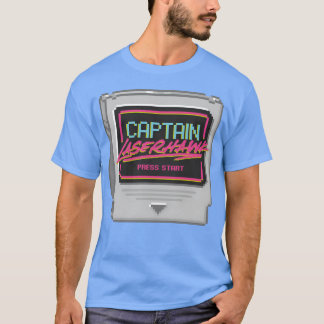 Captain Laserhawk spelkort Press Start flicka T Shirt