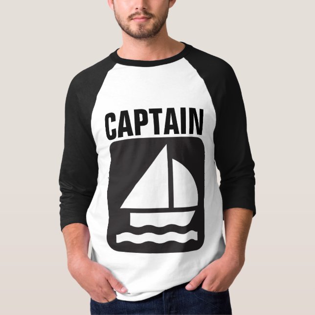 CAPTAIN MANAR KONT-Shirts T Shirt (Framsida)
