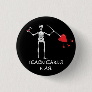 CAPTAIN MAYFLOWER'S Blackbeard Flagga Knapp