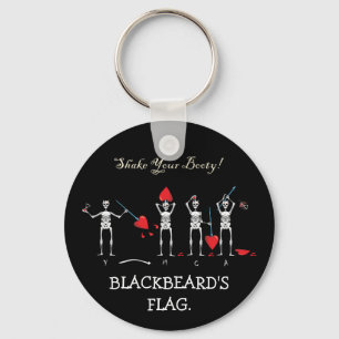 CAPTAIN MAYFLOWER'S Blackbeard Flagga Nyckelring