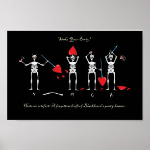 CAPTAIN MAYFLOWERS BLACKBEARD-FLAGGA POSTER