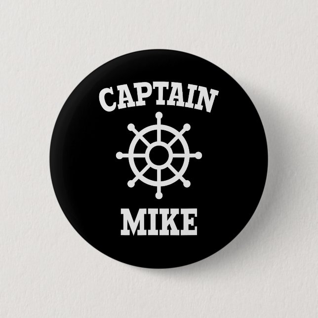 Captain Mike T-shirt  Knapp (Framsida)