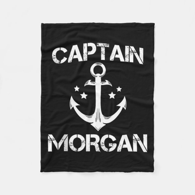Captain Morgan Funny Birthday Ised Surname Clan Gi Fleecefilt (Framsidan)