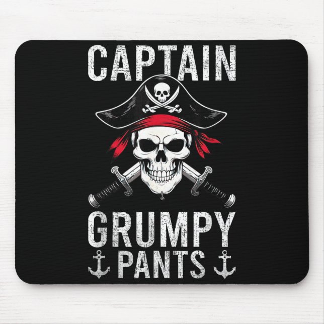 Captain Mpy Pants Rate Humor Skull Graphic  Musmatta (Framsidan)