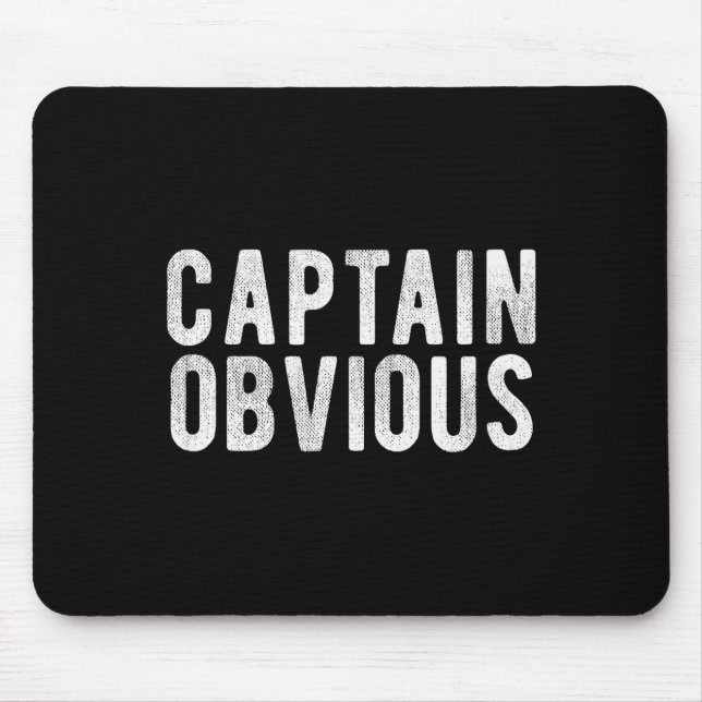 Captain Obvious Funny Phrase Saying Expression Sai Musmatta (Framsidan)