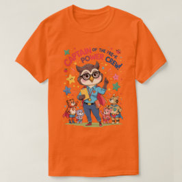 Captain of the Pre-K Power Crew T Shirt