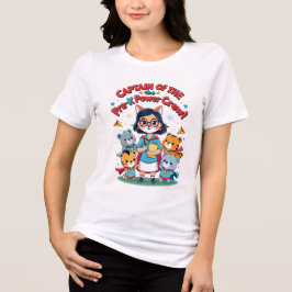 Captain of the Pre-K Power Crew T Shirt