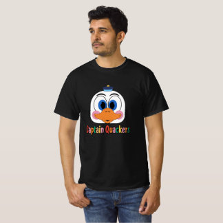 Captain Quaker Typografi T Shirt