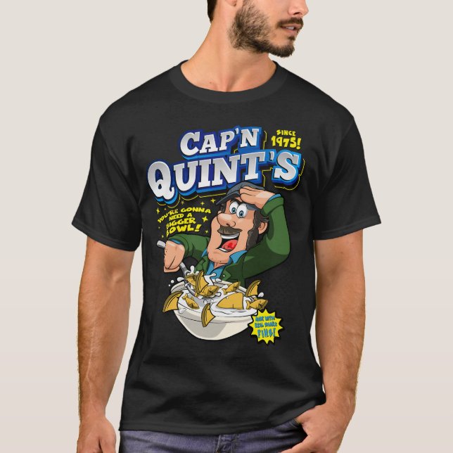 Captain Quint's Cereal T Shirt (Framsida)
