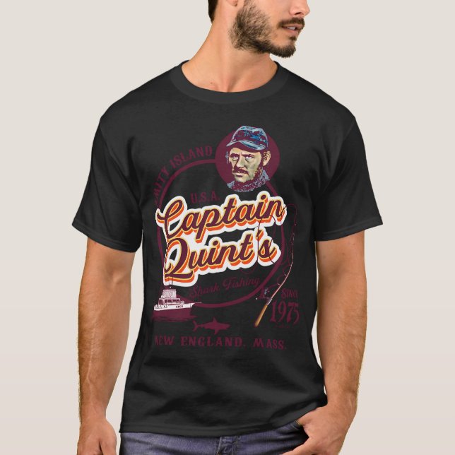 Captain Quints hajkfiske charter (Universal Â T Shirt (Framsida)