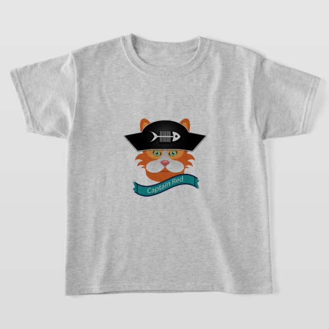 Captain Red - Barn Basic T-Shirt (Laydown)