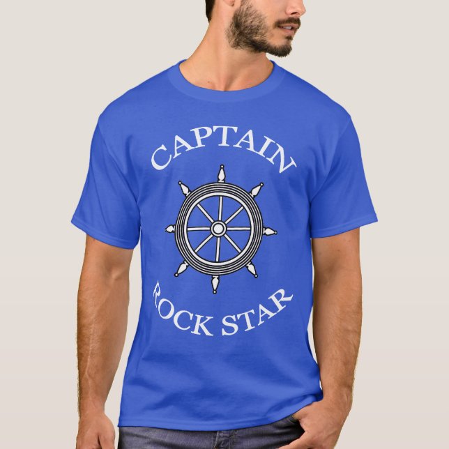 CAPTAIN ROCKSTJÄRNA T SHIRT (Framsida)