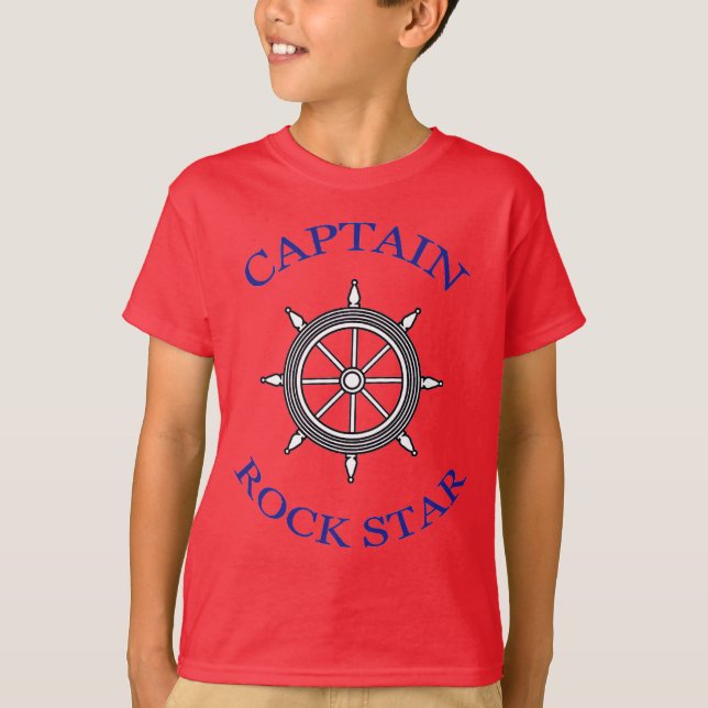 CAPTAIN ROCKSTJÄRNA T SHIRT (Framsida)