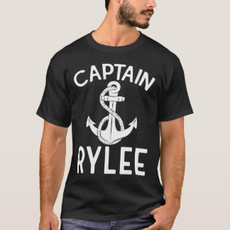 Captain Rylee Anchor Boat Boating Yacht Ship T Shirt