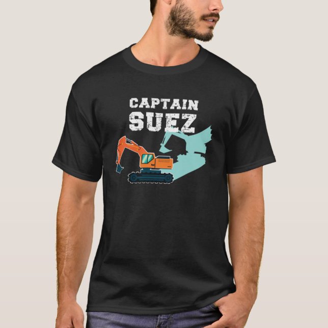 Captain Suez  Suez Canal Meme T Shirt (Framsida)
