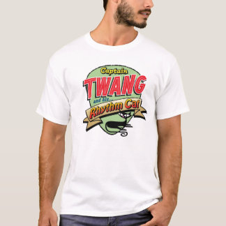 Captain Twang and his Rhythm Cat T-shirt