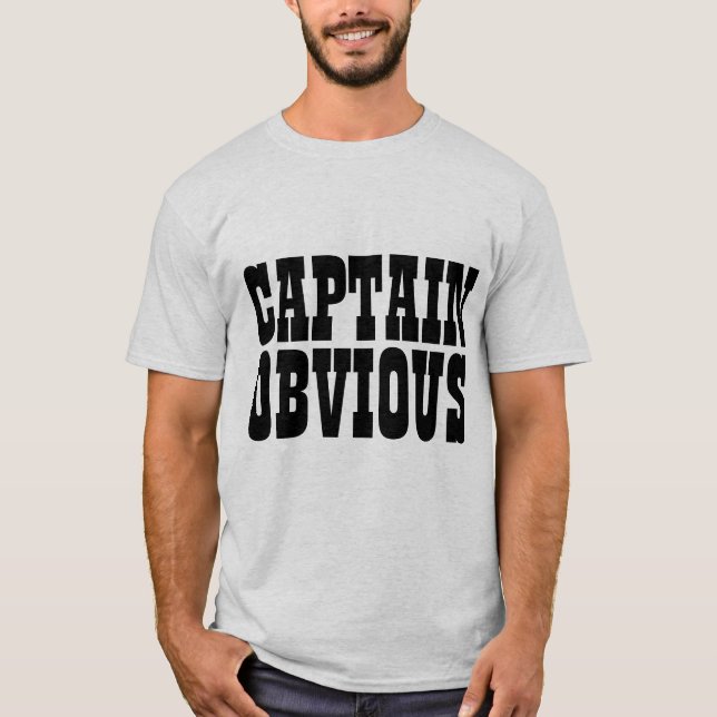 CAPTAIN UPPENBARA T-Shirts (Framsida)