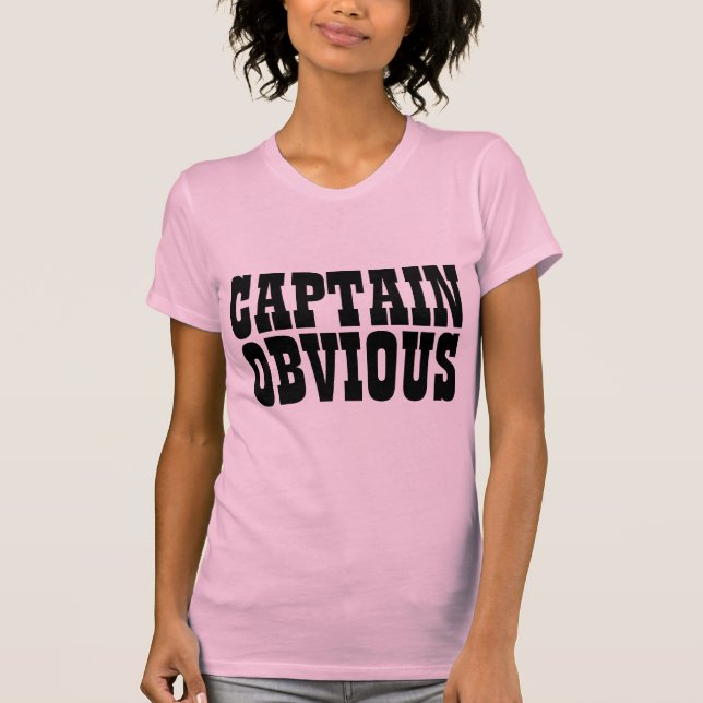 CAPTAIN UPPENBARA T-Shirts (Framsida)