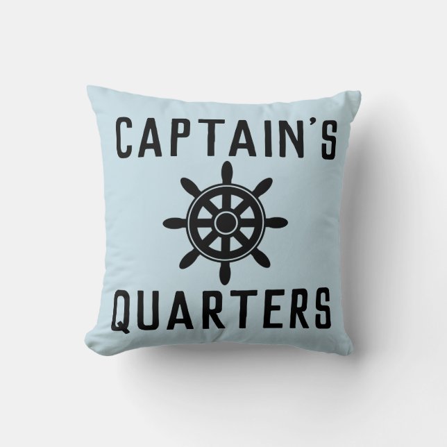 CAPTAINS KVARTALARE NAUTISKA PILOWS KUDDE (Framsida)