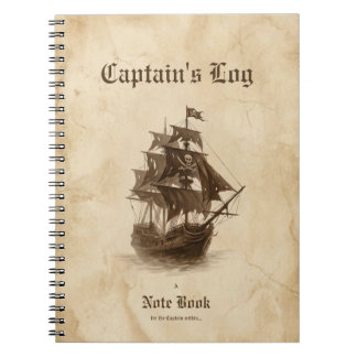 Captain's Log Notebook Anteckningsbok