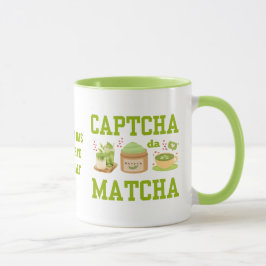 CAPTCHA DA MATCHA Roligt Latte Drinker Mugg