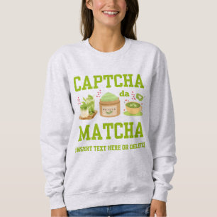 CAPTCHA DA MATCHA Roligt Latte Drinker T Shirt