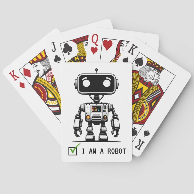 Captcha Robot – I am a Robot Casinokort (Baksidan)