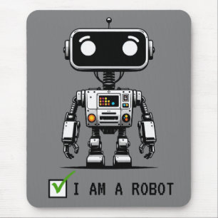 Captcha Robot - jag är en Robot Musmatta